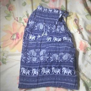 Cute elephant print sweatpants